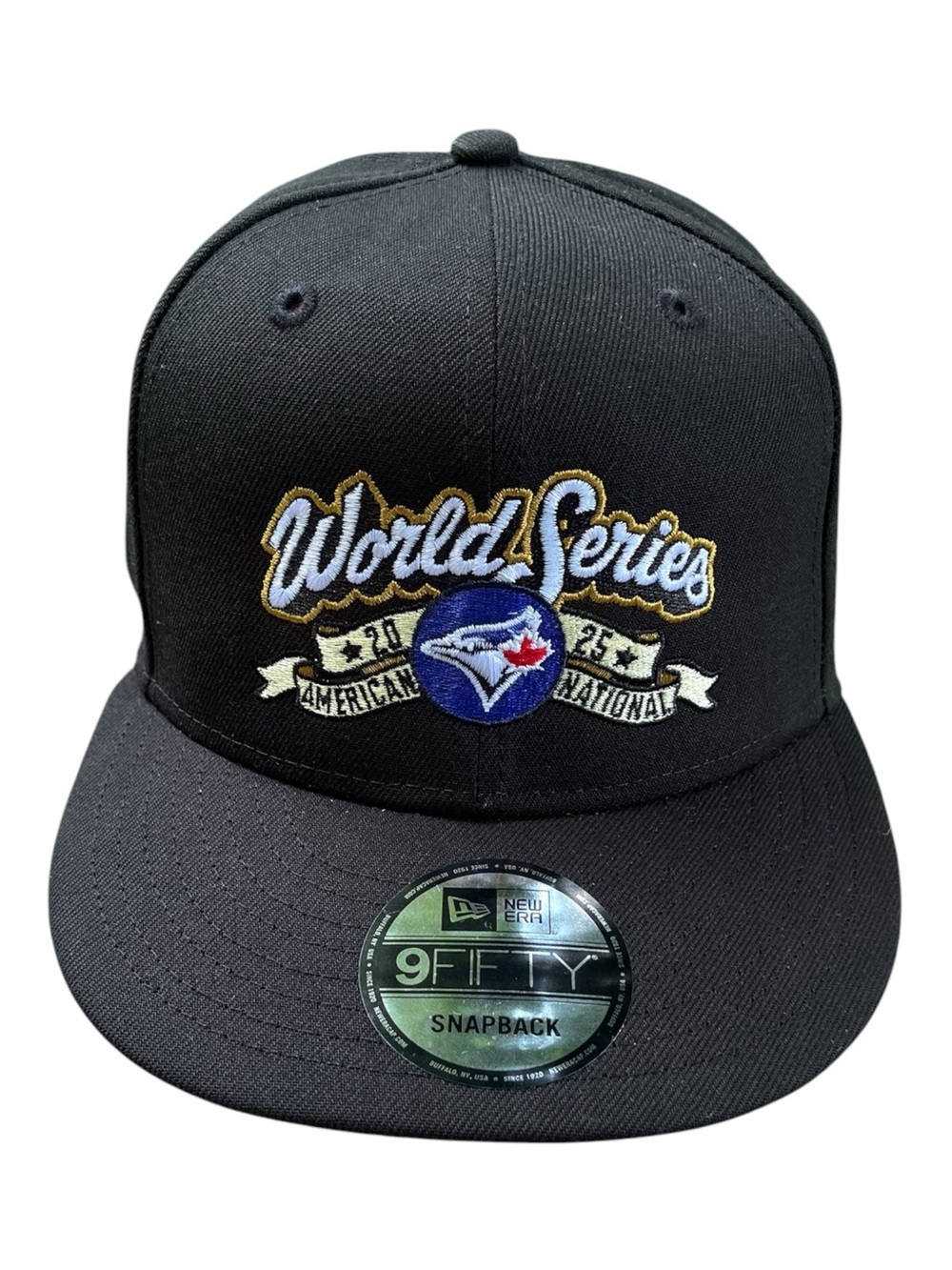 New Toronto Blue Jays New Era 2025 Black World Series Snapback Hat